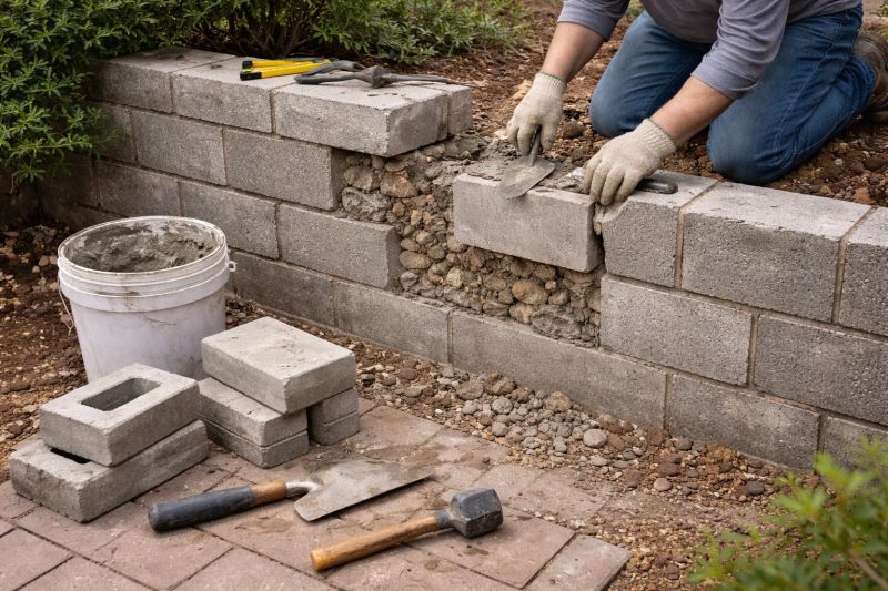 Block Wall Repair in Lumberton, NJ