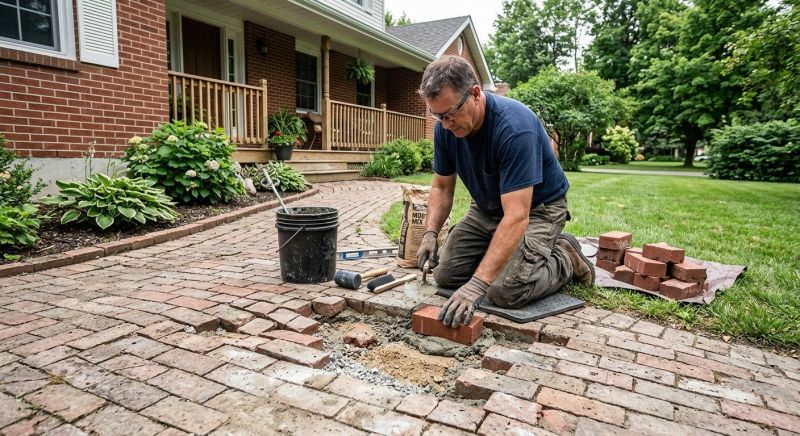 Brick Flatwork Repair in Cherry Hill, NJ