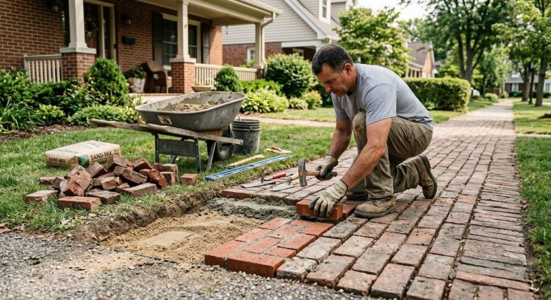 Brick Flatwork Repair in Upper Darby, PA