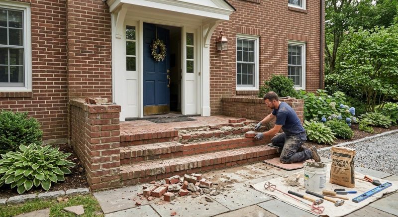 Brick Flatwork Repair in Wycombe, PA