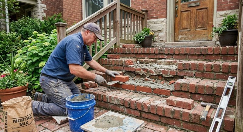 Brick Pathway Repair in Mount Laurel, NJ