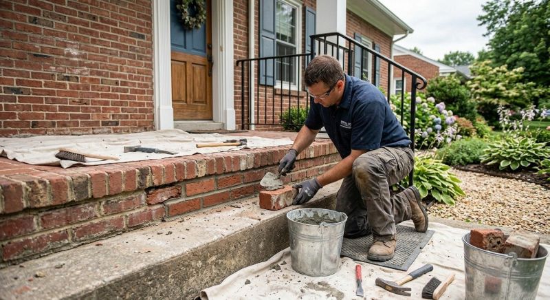 Brick Stairs Repair in Richboro, PA
