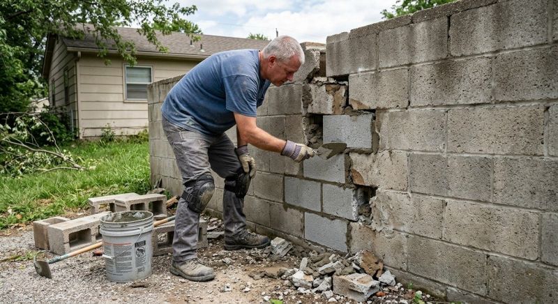 Concrete Block Repair in Clementon, NJ
