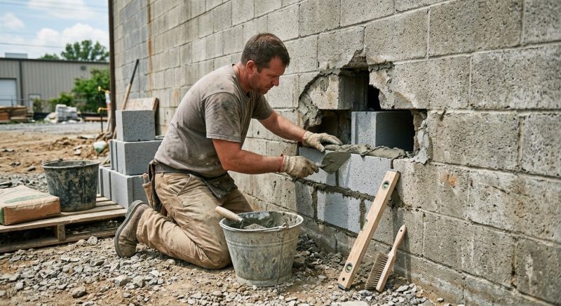 Concrete Block Repair in Clifton Heights, PA