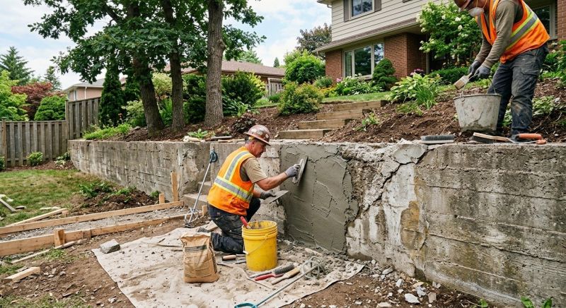Retaining Wall Repair in Ardmore, PA