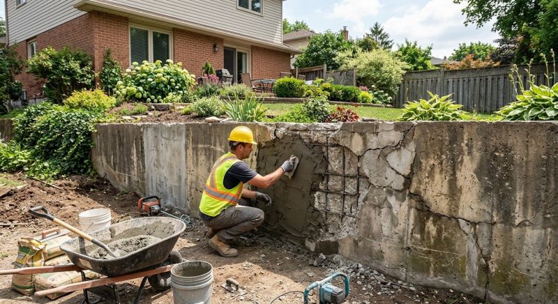 Retaining Wall Repair in Lafayette Hill, PA