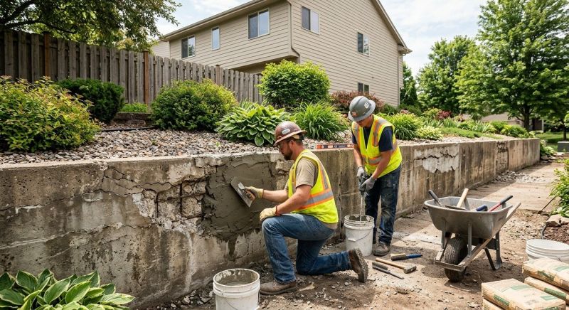 Retaining Wall Repair in Lawrence Township, NJ