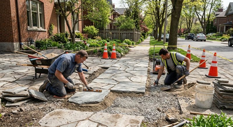 Stone Walkway Repair in Mount Laurel, NJ