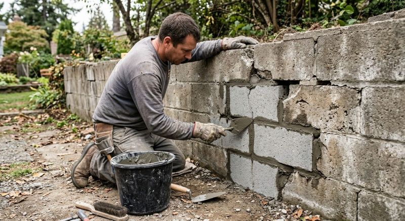 Stone Wall Repair in Sewell, NJ